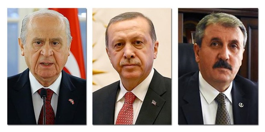 Meclis Başkanı'nın makamında Cumhur İttifakı zirvesi