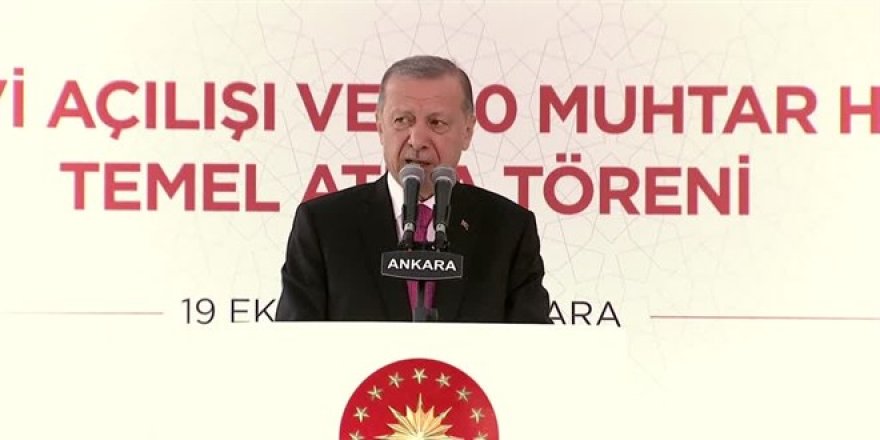 Erdoğan'dan muhtarlara müjde... Ödenekleri kesilmeyecek