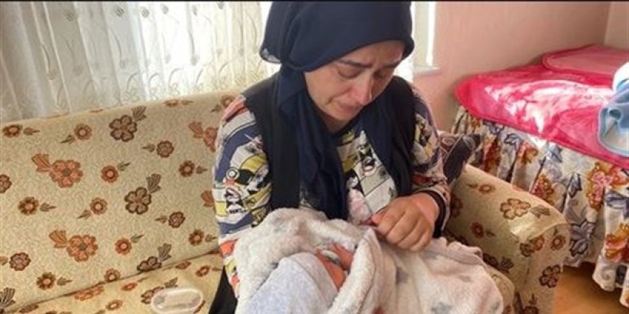 Amasra'daki patlamada hayatını kaybeden madencinin eşi doğum yaptı