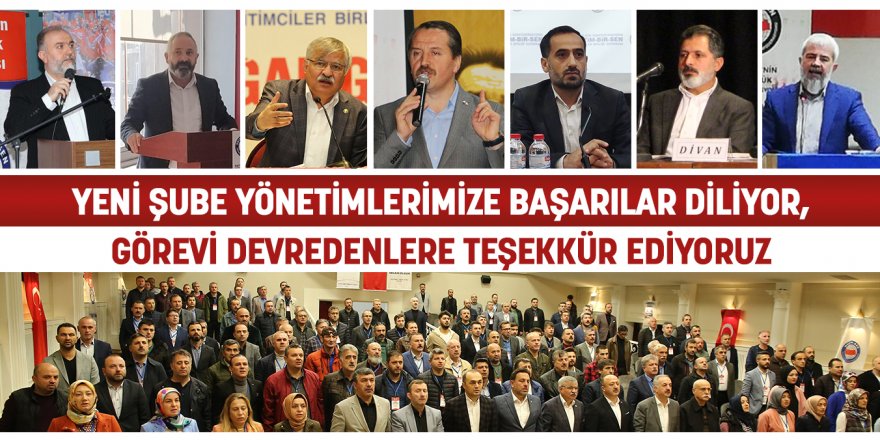 Eğitim-Bir-Sen'de 18 şube daha genel kurulunu yaptı