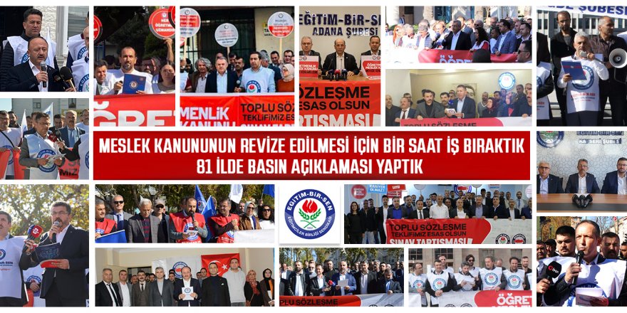 Öğretmenler, İktidarı "Bir Saatlik İş Bırakma" Eylemi İle Uyardı!