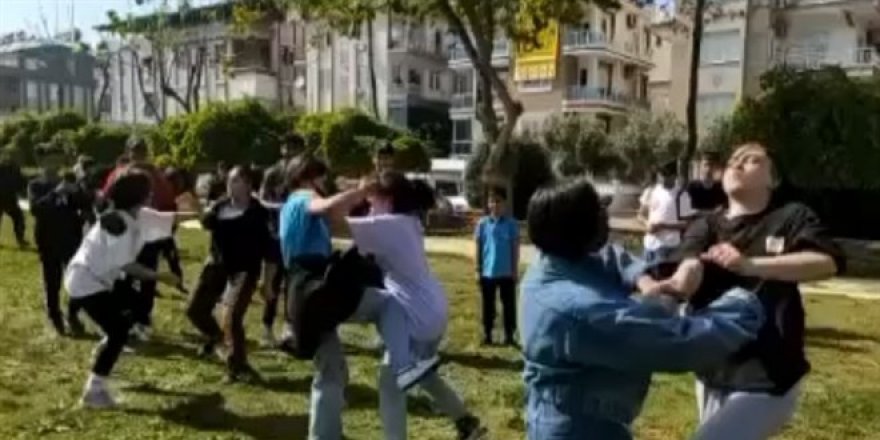 Ortaokul öğrencisi kızların parktaki kavgasına Milli Eğitim'den inceleme