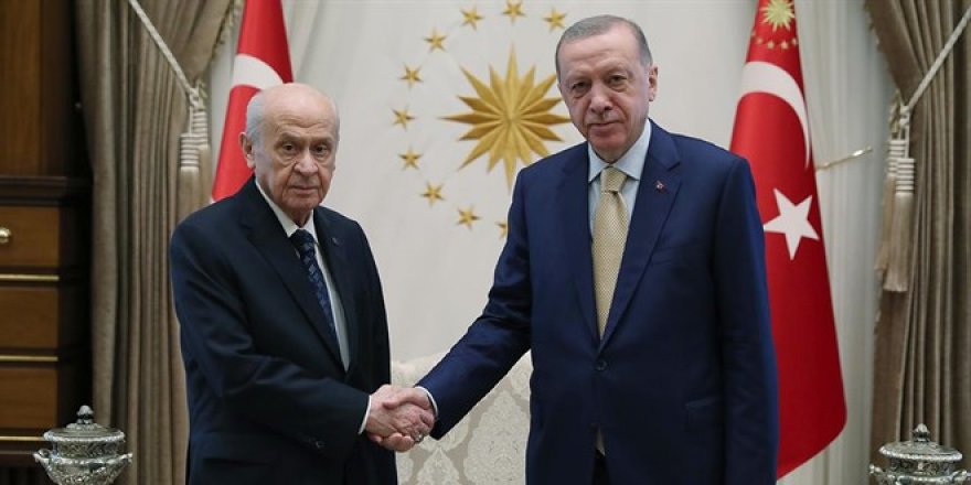 Erdoğan, MHP Genel Başkanı Bahçeli'yi kabul etti