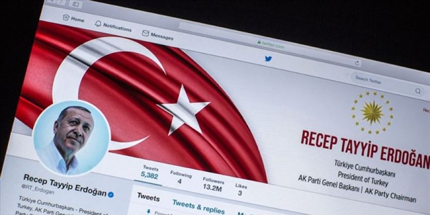 Erdoğan, dünyanın en güçlü 3. Twitter hesabının sahibi oldu