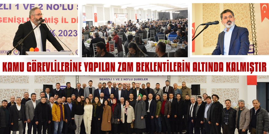 Şükrü Kolukısa: Kamu görevlilerine yapılan zam beklentilerin altında kalmıştır