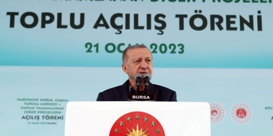 Cumhurbaşkanı Erdoğan: Kuraklık var, çare baraj