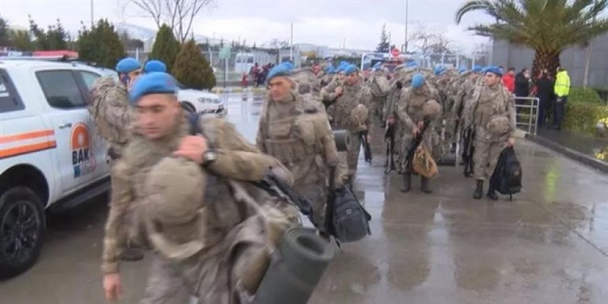 TSK deprem bölgelerinde 19 lojistik destek üssü kurdu