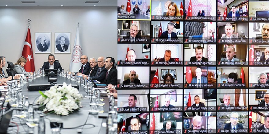 Bakan Özer, 71 il milli eğitim müdürüyle görüştü