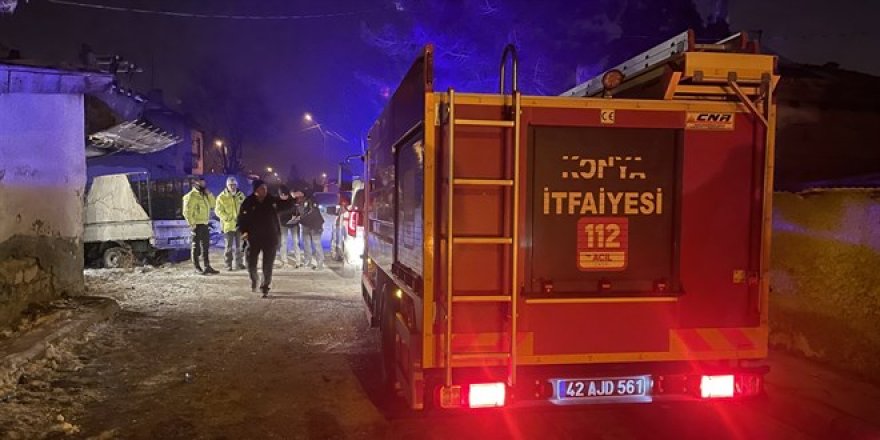 Konya'da yangın çıkan evde 7 depremzede öldü