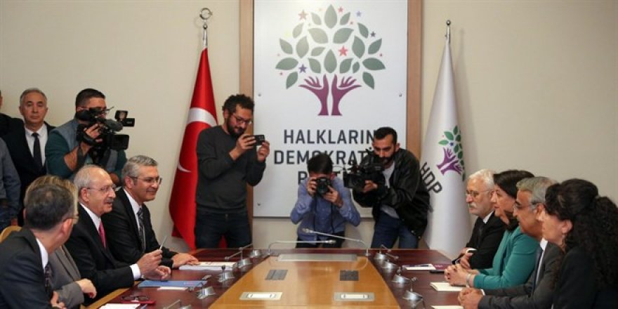 Kılıçdaroğlu'nun HDP ile görüşmesi sona erdi
