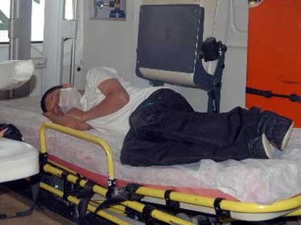 Uçakta domuz gribi paniği