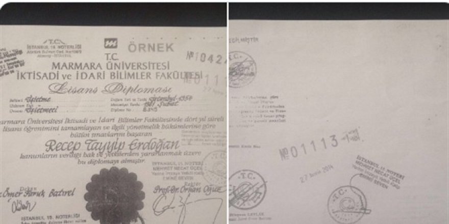YSK, Erdoğan'ın diplomasını 2016 yılında paylaşmış!