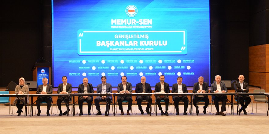 Memur-Sen, Toplu Sözleşme Çalışmalarına Başladı!