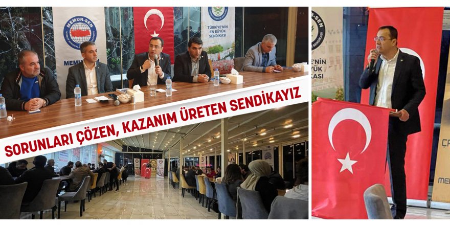 Mesut Öner: Sorunları çözen, kazanım üreten sendikayız