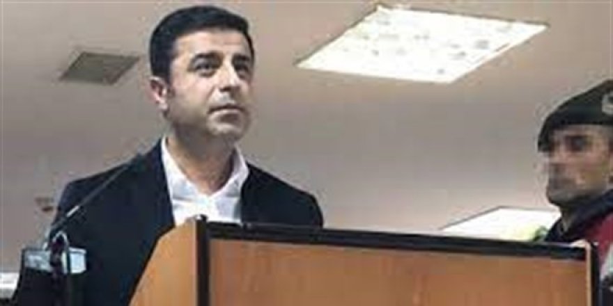 Demirtaş'tan mahkeme heyetine tehdit: Sadece gününü bekliyoruz