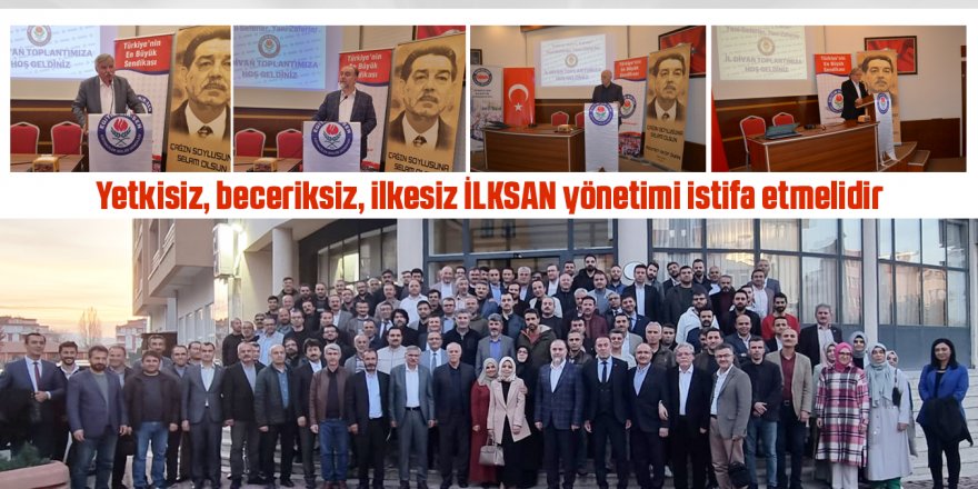 Eğitim-Bir-Sen, İLKSAN yönetimini istifaya çağırdı!