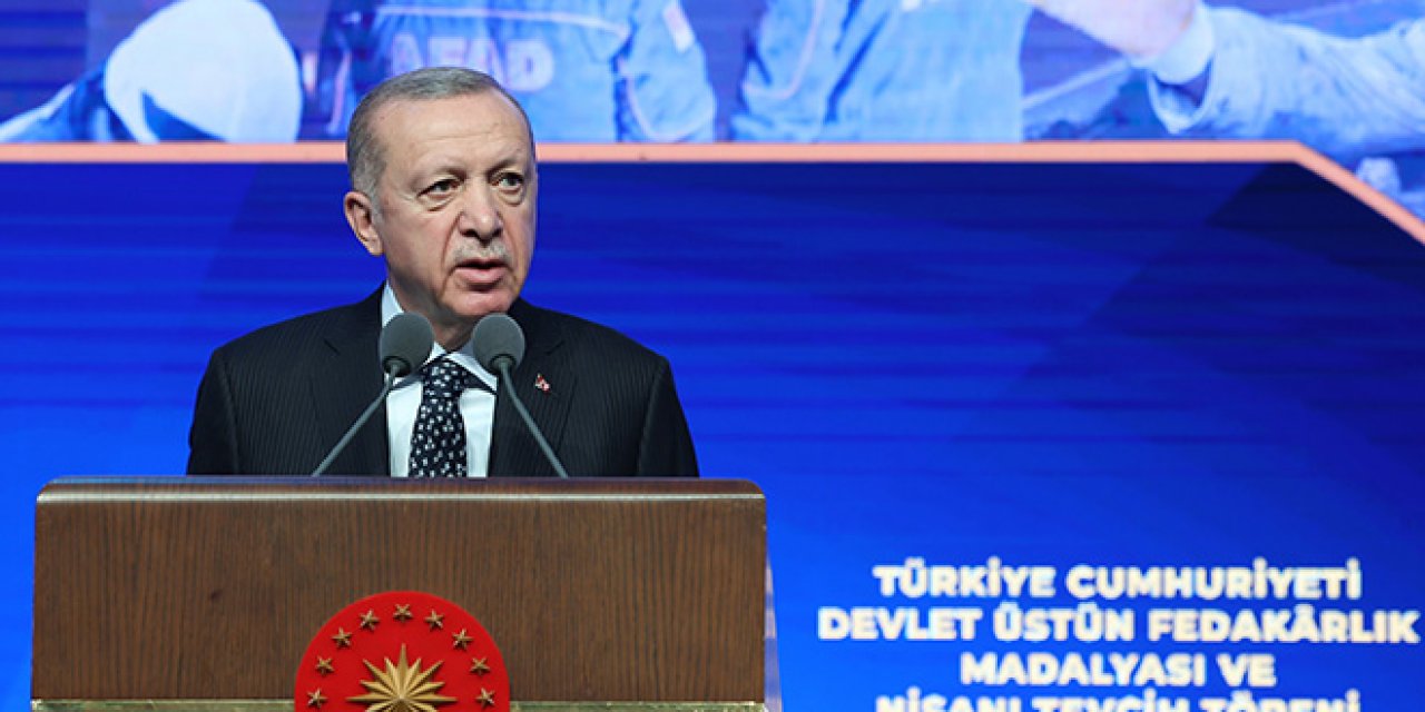 55 bin kişiye Devlet Üstün Fedakarlık Madalyası ve Nişanı