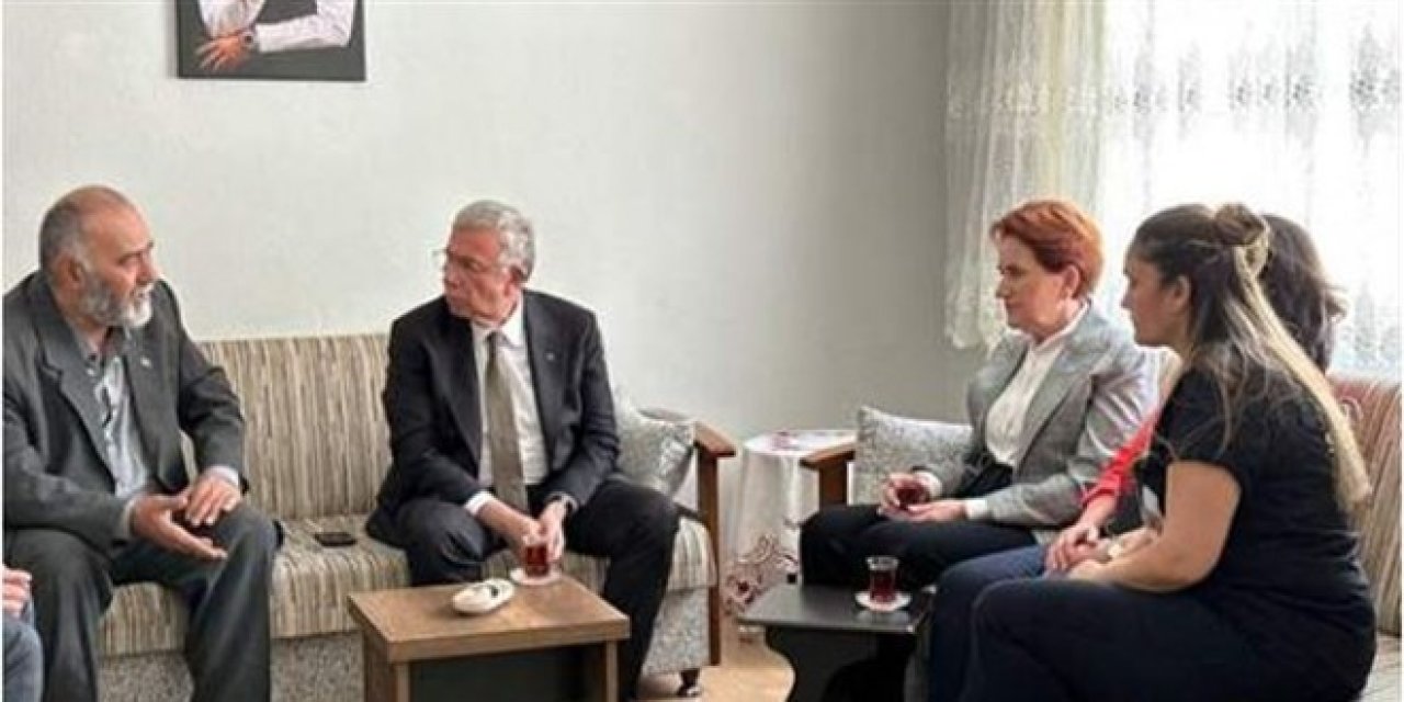 Meral Akşener ve Mansur Yavaş'tan Sinan Ateş'in ailesine ziyaret