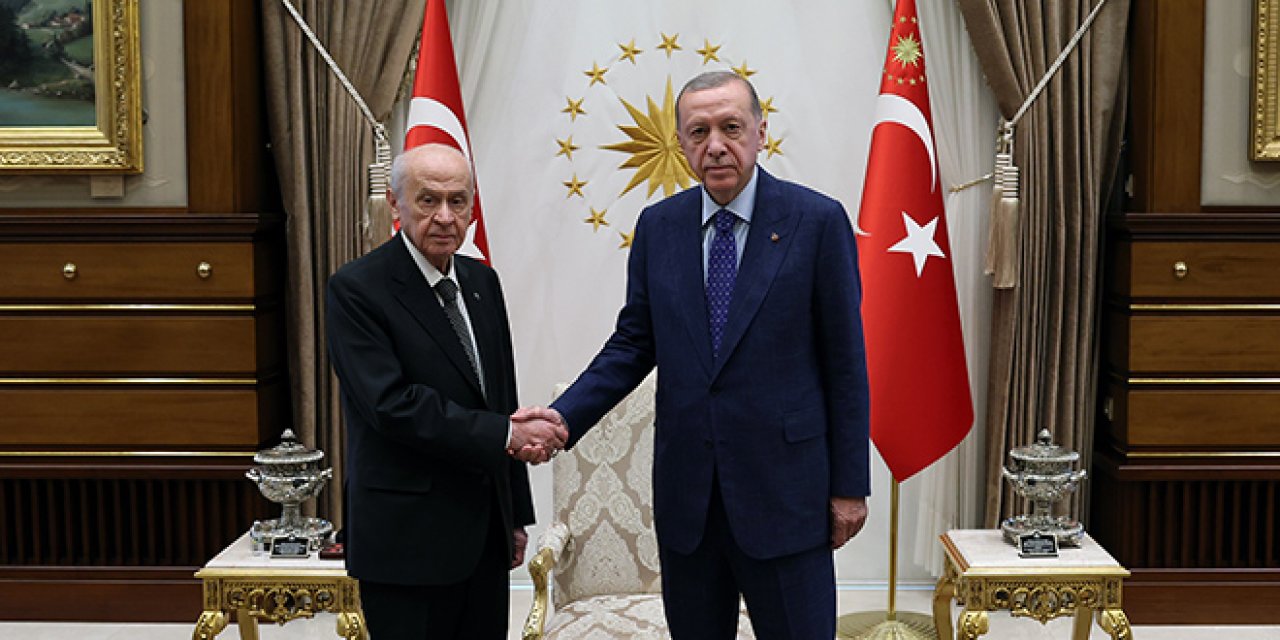 Cumhurbaşkanı Erdoğan, Devlet Bahçeli ile görüştü