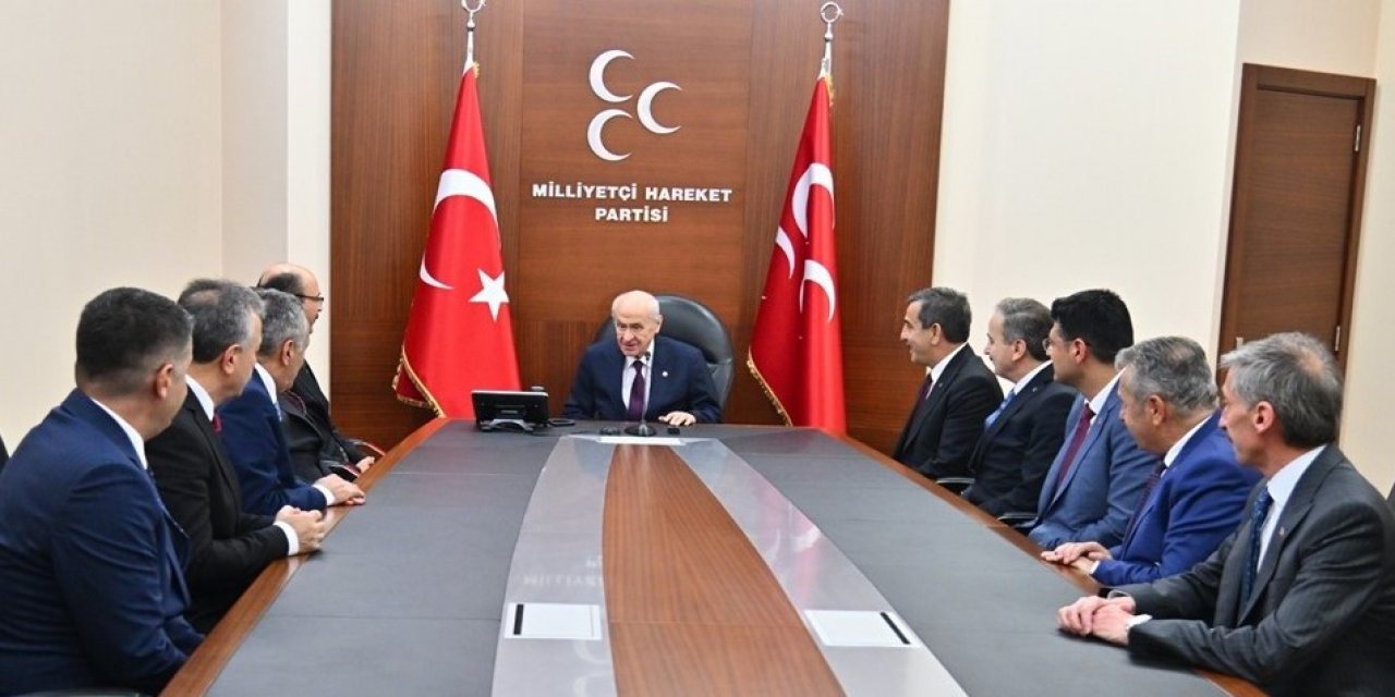 Türkiye Kamu-Sen Başkanlar Kurulu'ndan Devlet Bahçeli'ye Ziyaret