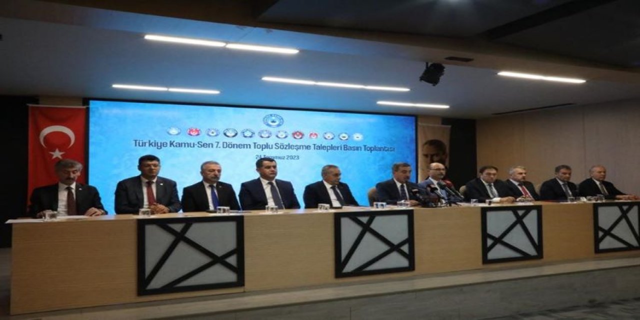 Türkiye Kamu-Sen, memur maaşları için yüzde 100 zam istedi