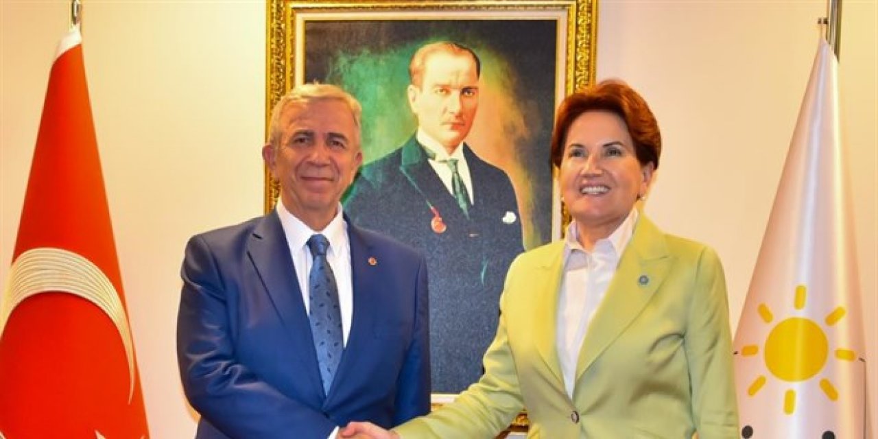 Akşener, Mansur Yavaş ile bir araya geldi