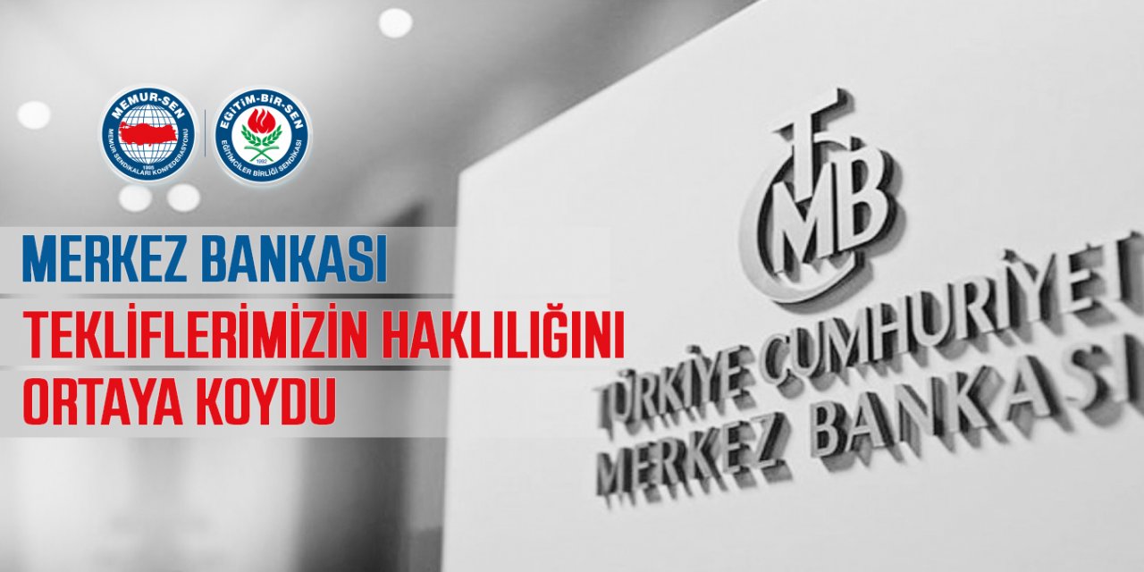 Merkez Bankası Enflasyon Tahmini Memurun Zam Talebini Destekliyor!