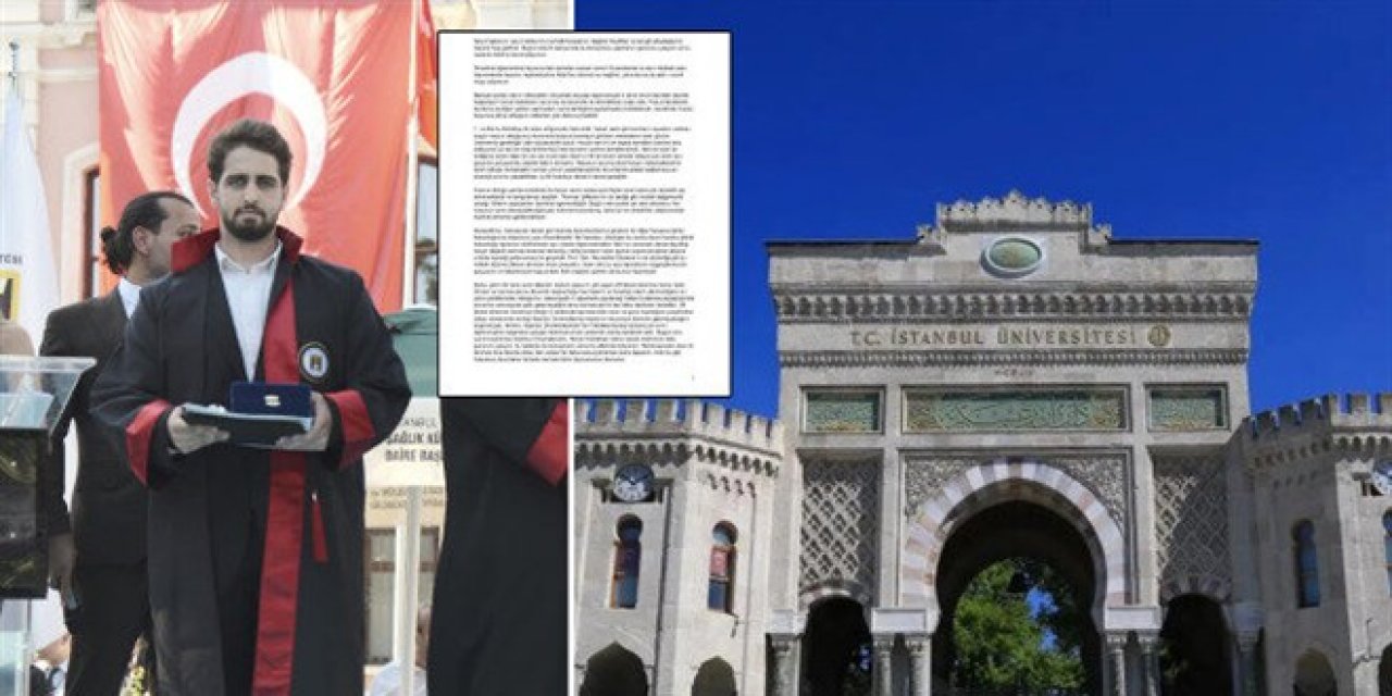 Hukuk Fakültesi birincisi oldu! 28 Şubat vurgulu konuşması yaptırılmadı!