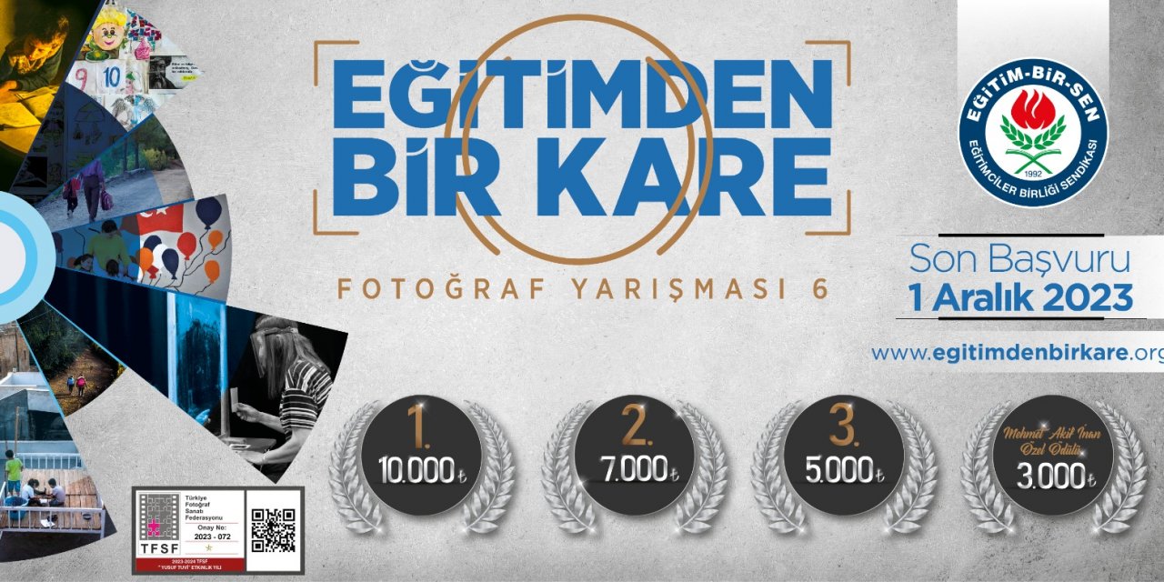 Eğitimden Bir Kare Fotoğraf Yarışması başladı