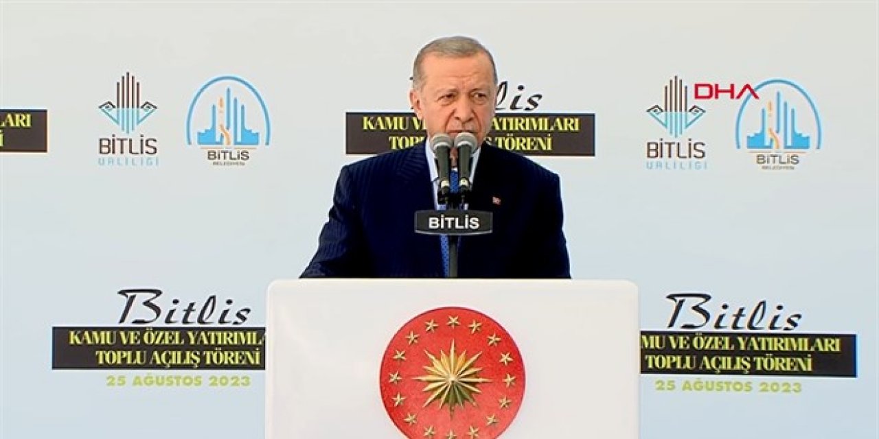 Erdoğan: Bölge terörden kurtuldukça yeni yatırımlar gelecek!