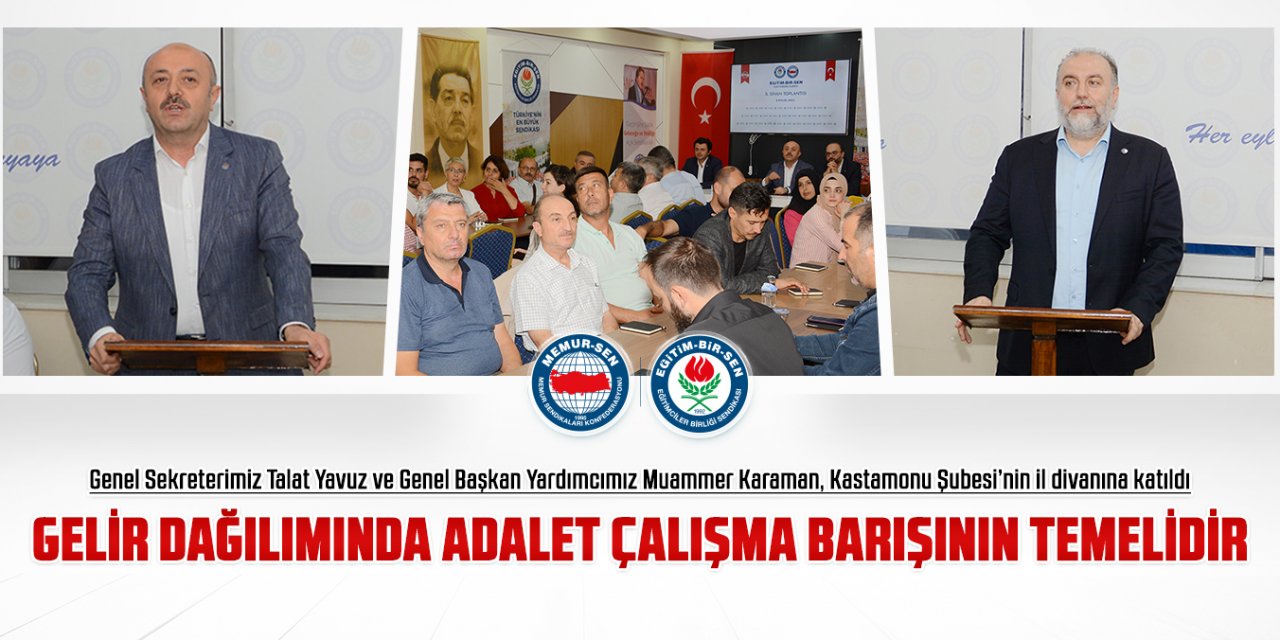 Eğitim-Bir-Sen: Gelir dağılımında adalet çalışma barışının temelidir!