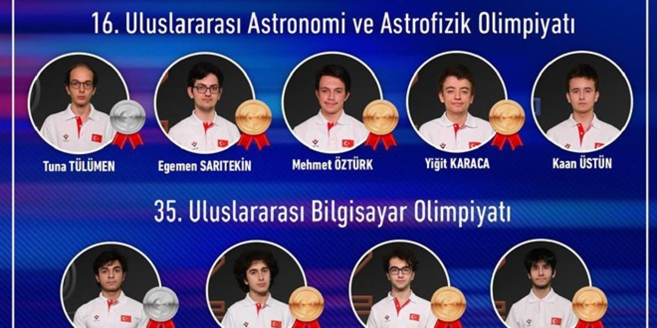 Türk öğrenciler madalyalarla döndü