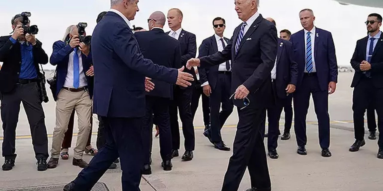 ABD Lideri Joe Biden İsrail'de! Hastane'ye yapılan füze saldırılarına 'patlama' dedi