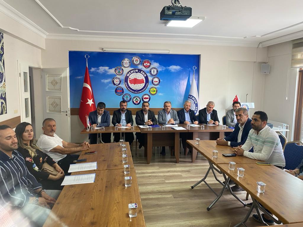 Memur-Sen Heyeti Deprem Bölgesinde