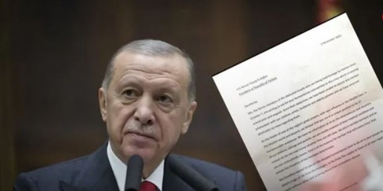 İsrailliler Erdoğan'dan mektupla yardım istedi