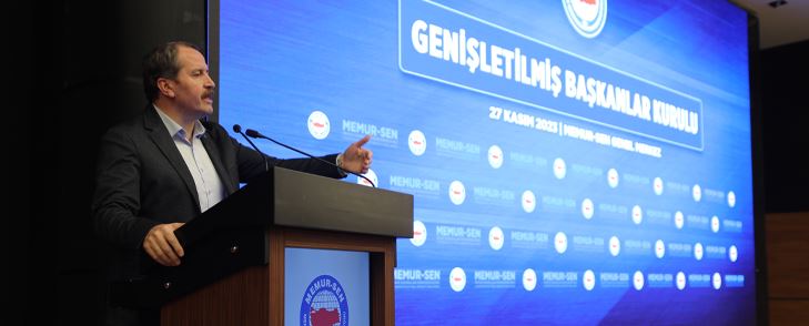 Memur-Sen Genişletilmiş Başkanlar Kurulu Toplantısı Yapıldı