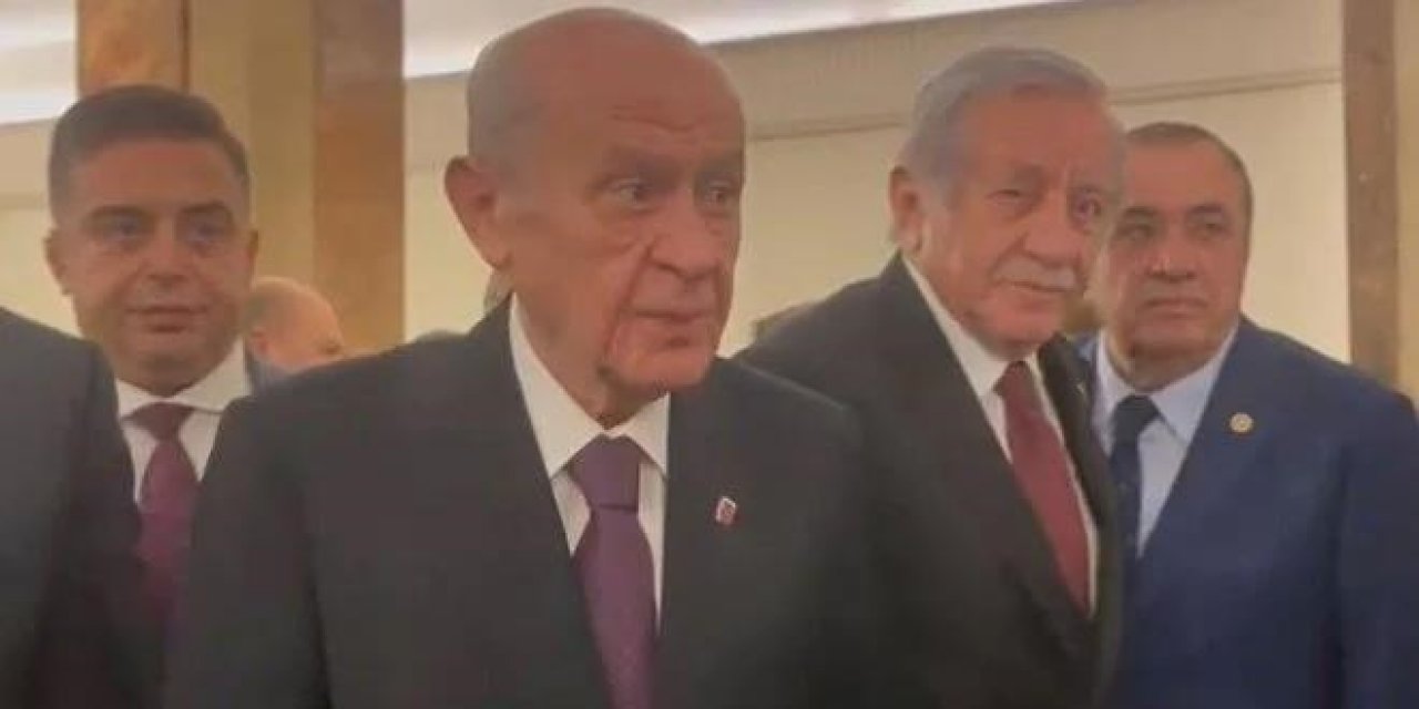Bahçeli'den bildiri tepkisi! Genel Kurulu terk etti