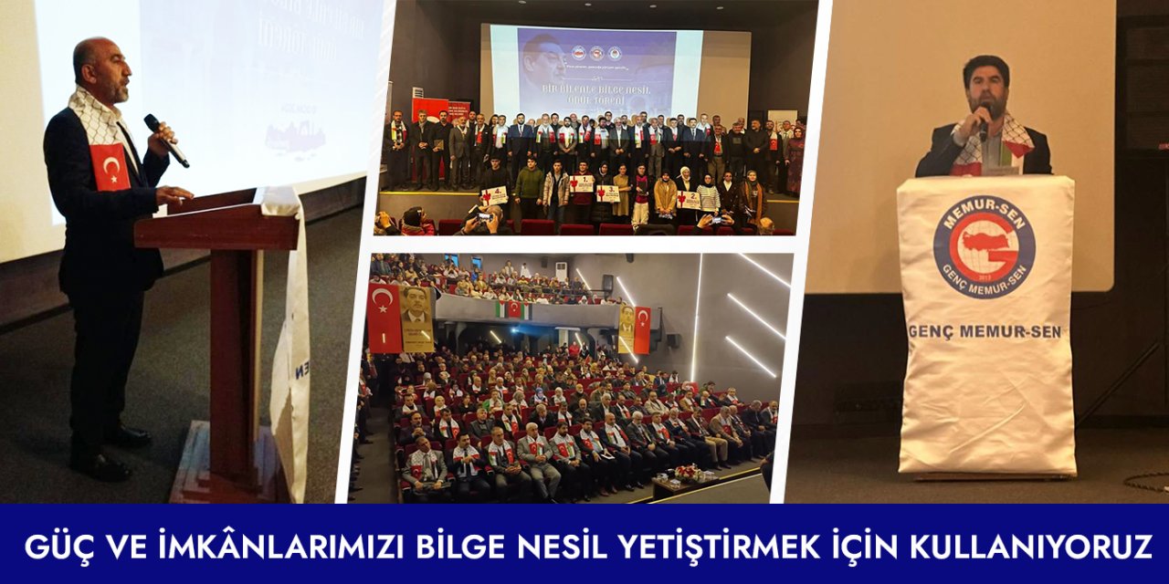 Eğitim-Bir-Sen: Güç ve imkânlarımızı bilge nesil yetiştirmek için kullanıyoruz