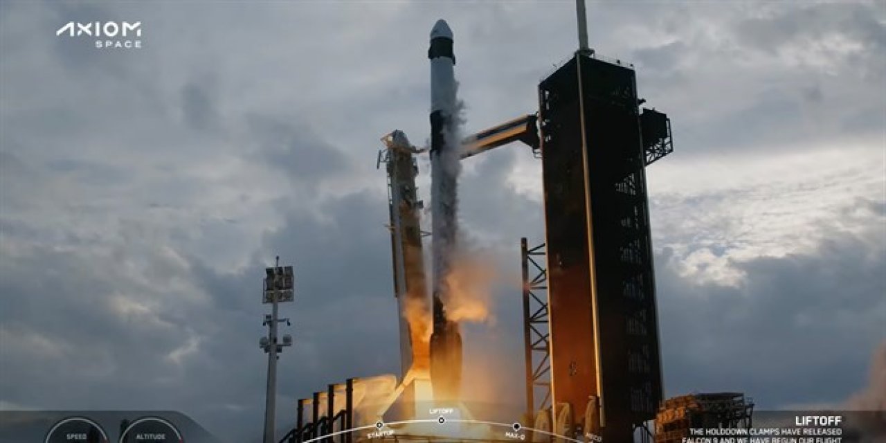 Türkiye'nin ilk astronotu Gezeravcı'nın uzay yolculuğu başladı