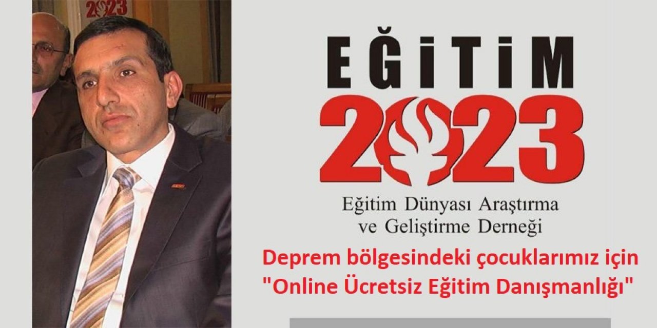 Deprem bölgesindeki çocuklarımız için "Online Ücretsiz Eğitim Danışmanlığı"