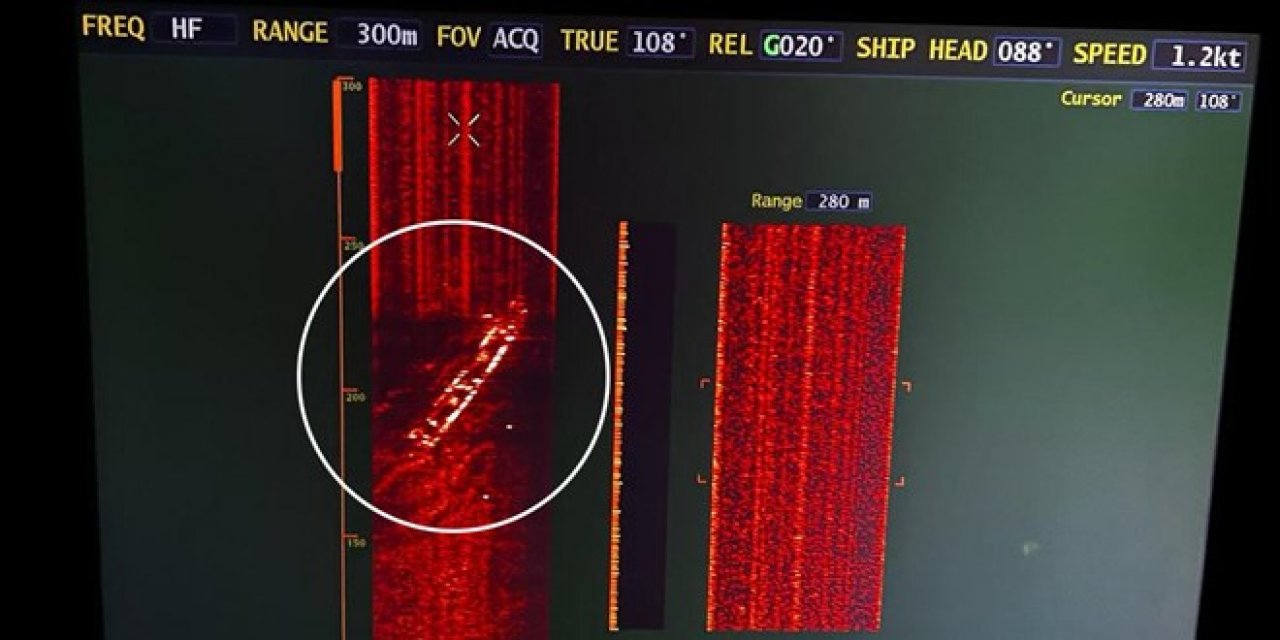 51 metre derinlikte bulunan gemiye dalış yapılacak