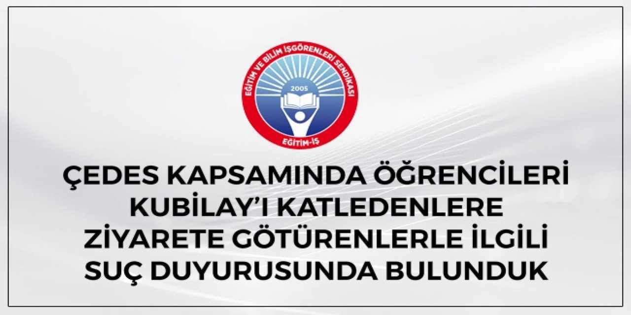 ÇEDES Kapsamında Öğrenciler, Kubilay'ı Katledenlere Ziyarete Mi Götürüldü?