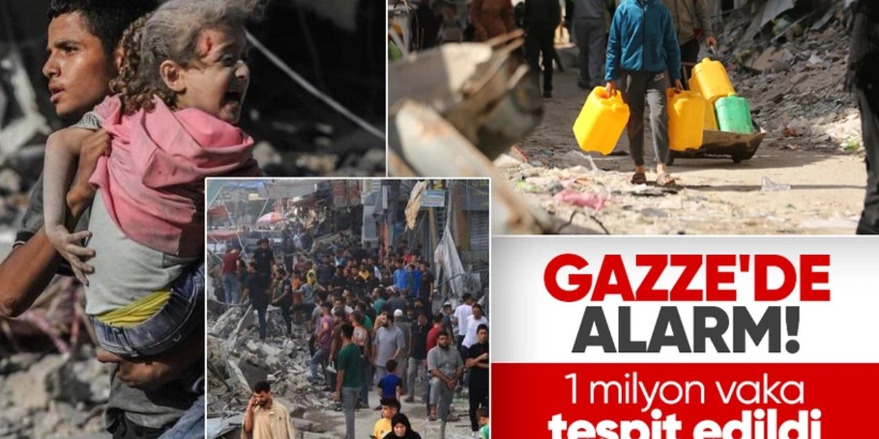 Gazze'de bulaşıcı hastalık alarmı: 1 milyon vaka tespit edildi