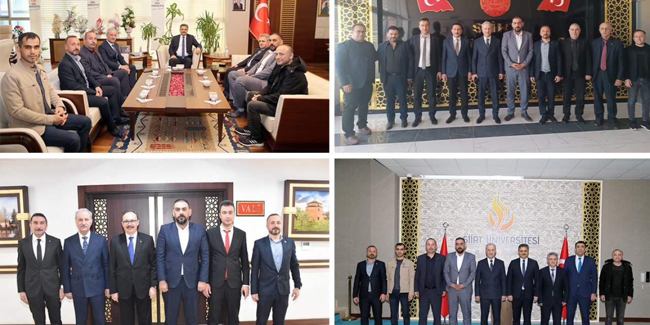 Cengiz Kocakaplan Siirt’te İstişarelerde Bulundu