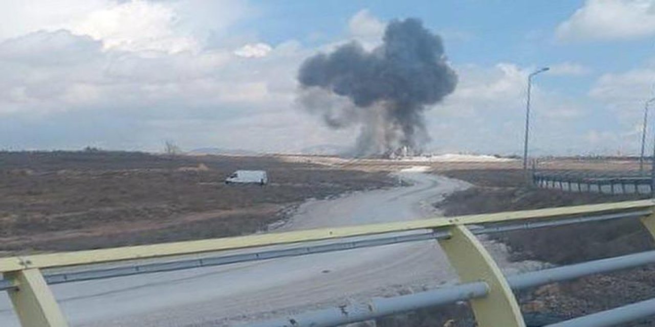 Konya'da askeri eğitim uçağı düştü: 1 personel şehit oldu