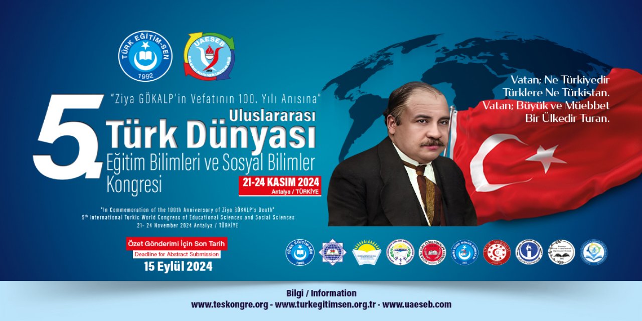 Türk Eğitim-Sen Uluslararası Türk Dünyası Eğitim Bilimleri ve Sosyal Bilimler Kongresi