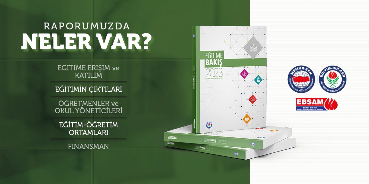 Eğitime Bakış 2023: İzleme ve Değerlendirme Raporu Yayımlandı