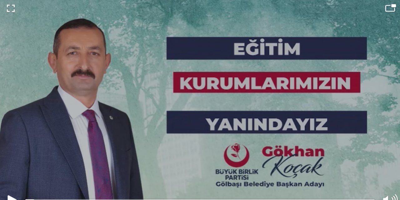 Belediye Başkanı Seçilirse Okullar "İhya" Olacak! Güvenlik ve Temizlik Personeli, Bakım, Onarım...