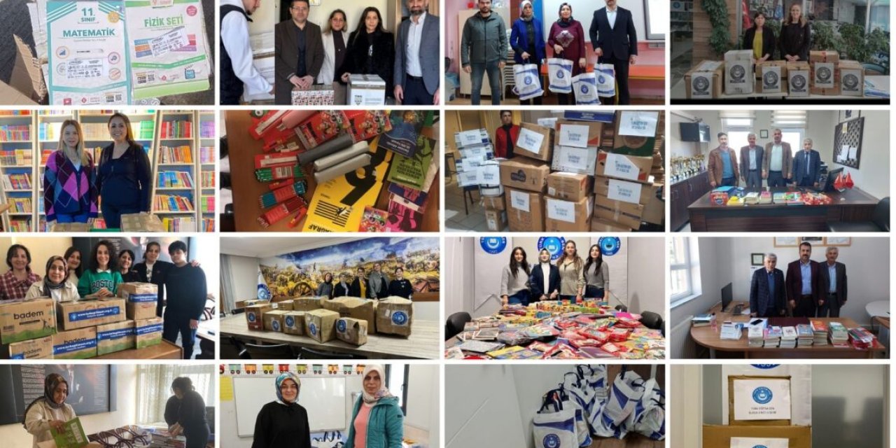 Türk Eğitim-Sen'den Deprem Bölgesine Eğitim Yardımı Kampanyası