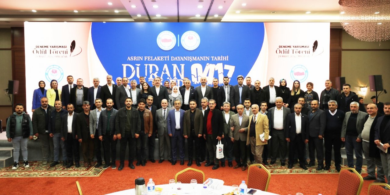 "Asrın Felaketi, Dayanışmanın Tarihi" Deneme Yarışması’nda ödüller sahiplerini buldu